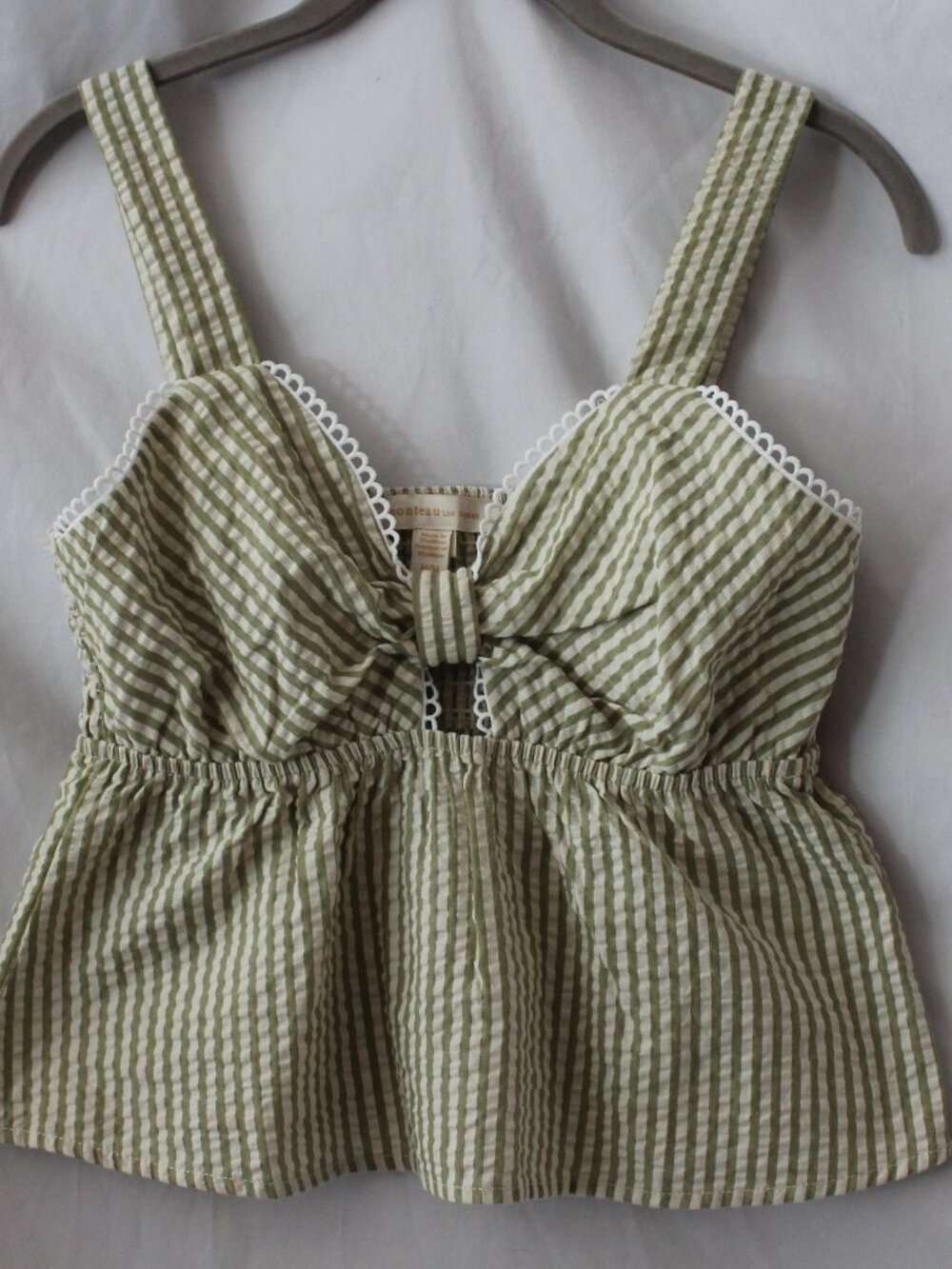 Babydoll Gingham Tank Top